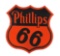 Phillips 66 Gasoline Porcelain Shield Sign.