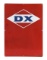 DX Gasoline Porcelain Pump Sign.