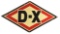 DX Gasoline & Motor Oil Porcelain Sign.
