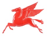 Mobil Pegasus Embossed Porcelain Sign.