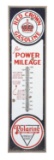 Red Crown Gasoline Porcelain Thermometer.