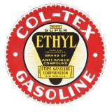 Rare Col Tex Gasoline W/ Super Ethyl Burst Graphic