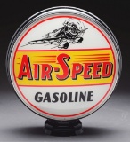 Air Speed & Air Light Gasoline Globe Lenses On Metal Body.