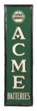 Cities Service Acme Batteries Embossed Tin Sign.