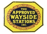 The Approved Wayside Stations Porcelain Sign.