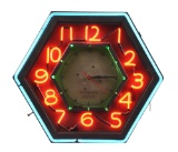 The Attentioneer Neo-Lite Three Color Neon Clock.