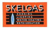 Skelgas Heating Oil Porcelain Sign.