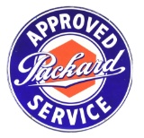 Packard Approved Service Porcelain Sign.