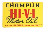 Champlin Hi V-I Motor Oil Porcelain Sign.