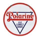 Polarine Motor Oil Use Correct Grade Porcelain Sign