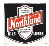 Northland Motor Oil & Lubrication Tin Sign