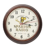 Correct Time To Buy Your Spartan Radio Glass Face Clock.