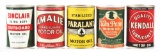 Lot Of 5: One Quart Motor Oil Cans.