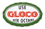 Gloco Hi'R Octane Porcelain Pump Plate.