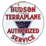 Hudson & Terraplane Authorized Service Porcelain Sign.