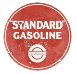 Standard Gasoline & Motor Oil Porcelain Sign.