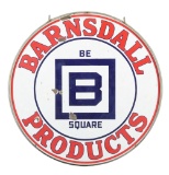 Barnsdall Gasoline Be Square Products Porcelain Sign.