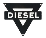 Conoco Diesel Porcelain Pump Sign.