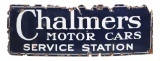 Chalmers Motor Cars Authorized Service Station Porcelain Sign.