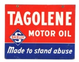 Skelly Tagoline & Uniflo Motor Oil Tin Sign.