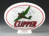 Clipper Gasoline Complete Oval Globe.