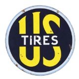 US Tires Porcelain Sign.