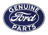 Ford Genuine Parts Porcelain Oval Sign.