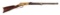 (A) Winchester 3rd Model 1866 Lever Action Rifle with Deluxe Stocks (1874).