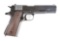 (C) Union Switch & Signal Co. Model 1911A1 U.S. Army Semi-Automatic Pistol.