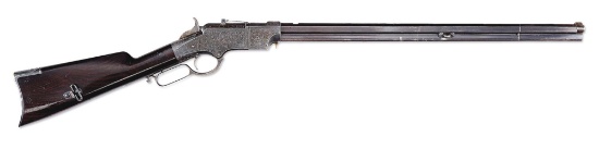 (A) Magnificent 1860 Henry Factory Engraved & Silver Plated Rifle (1862).