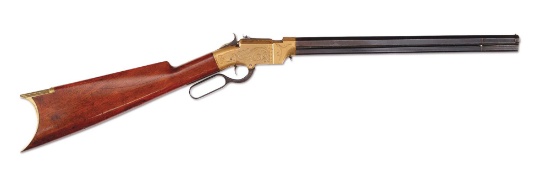 (A) Exceptional Engraved Volcanic 16-1/2" Carbine with Rifle Stock.