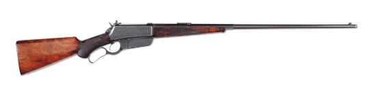 (A) Antique Factory Engraved Winchester Model 1895 Deluxe Rifle (1896).