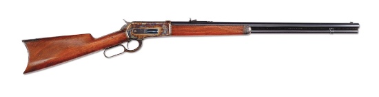 (A) Splendid Winchester Model 1886 Case Colored Receiver Rifle (1889).