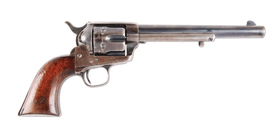 (A) High Condition Colt Single Action Army Cavalry Revolver (Henry Nettleton) (1878).