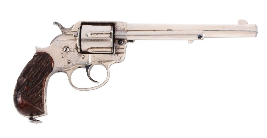 (A) Colt Model 1878 "Omnipotent" Double Action Revolver.
