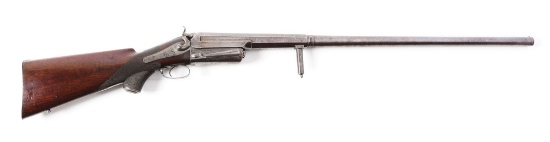 (A) Massive 4 Bore Waterfowling Punt Gun by J.D. Dougall  of Edinburgh and London.