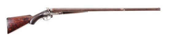 (A) Beastly And Extremely Late Lifter Model No. 7 Frame Parker Hammer 8 Bore Double Barrel Shotgun (