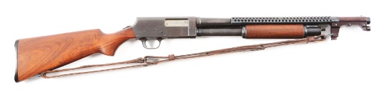 (C) Stunning WWII Stevens 520-30 Trenchgun with Sling.