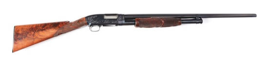 (C) MIB Winchester 20 Bore Upgraded & Engraved Pigeon Model 12 Shotgun (1950).