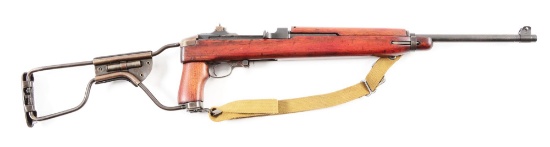 (C) 1st Series Inland M1A1 Paratrooper Carbine with Sling.