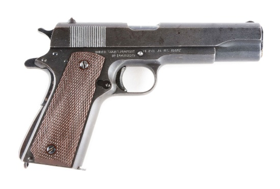 (C) Union Switch & Signal Co. Model 1911A1 U.S. Army Semi-Automatic Pistol.