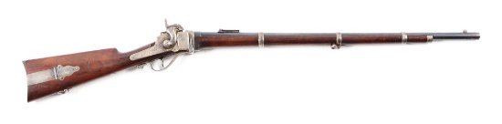 (A) Sharps New Model 1863 Breech Loading Percussion Rifle.