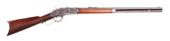(A) Winchester Model 1873 Lever Action Rifle.
