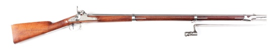 (A) Fine Near New U.S. Model 1842 Percussion Musket by Springfield w/Bayonet.