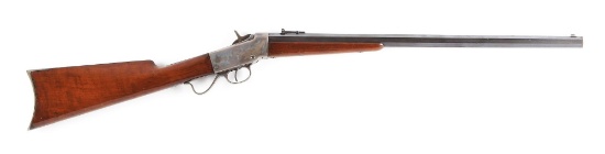 (A) H.H. Wolcott (President of Starr Arms) Single Shot Falling Block Rifle.