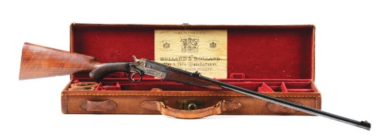 (A) Cute Little High Condition Holland & Holland Single Shot Tip Down Rook Rifle.