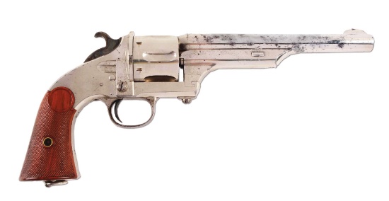 (A) Unfired Early 1st Model Merwin Hulbert .44 Single Action Revolver.