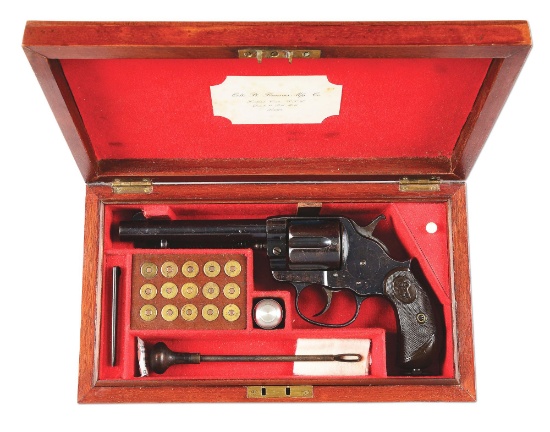 (A) Cased London Colt Model 1878 .476 Double Action Revolver (1887).