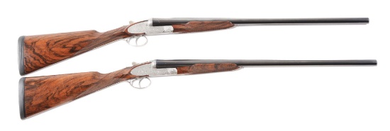 (M) The Finale of "Set for Life" a Pair of Piotti King 1 12 Bore Sidelock Ejector Game Guns.