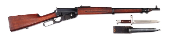 (C) Stellar Winchester 1895 .30-06 Musket with Bayonet (1921).